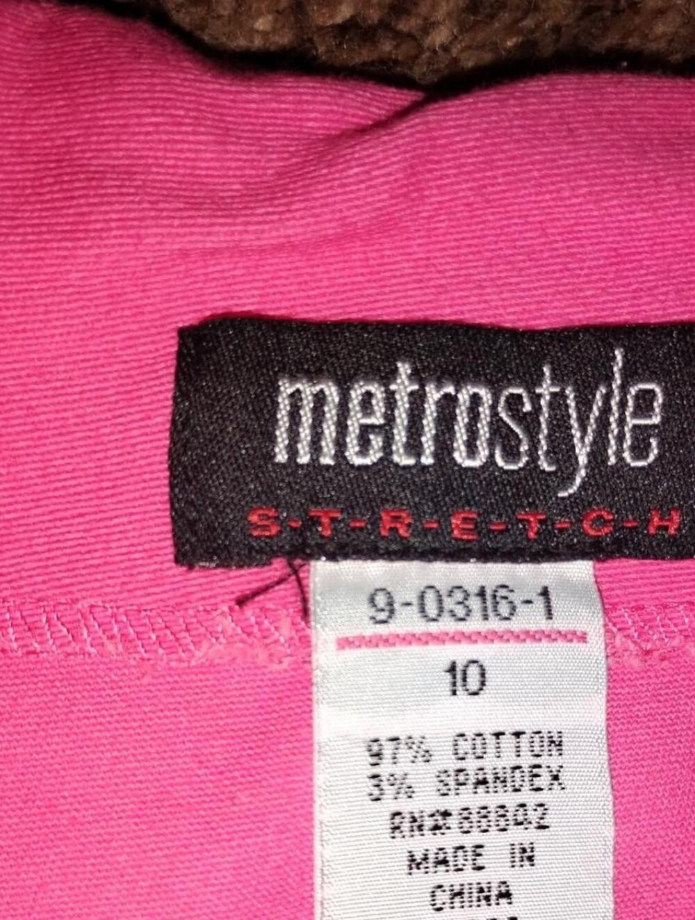 Vintage Metrostyle Pink Stretch A-Line Mini Skirt - Size 10 - Picture 2 of 5